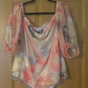 White House Black Market floral small